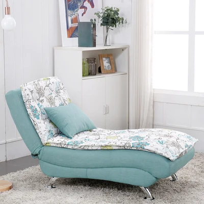 Луи Мода шезлонг один человек многофункциональный складной ткань ленивый диван досуг стул маленькая квартира спальня - Цвет: G1