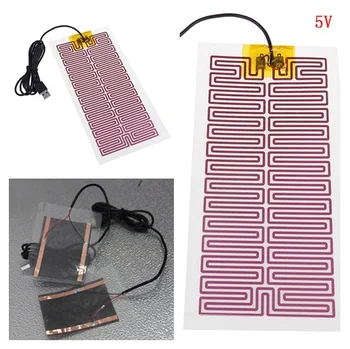 

1pc USB Heating Heater Pad Massage For Warming Body Foot Winter Portable Warm Plate For Mouse Pad Shoes Golves Health Care