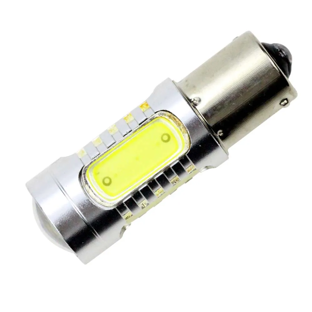 YSY 30 шт 1156 BA15S 7,5 W COB светодиодный автомобильный Автомобильный поворотный сигнал свет Обратный лампы Запасная лампа желтый/белый 12 v