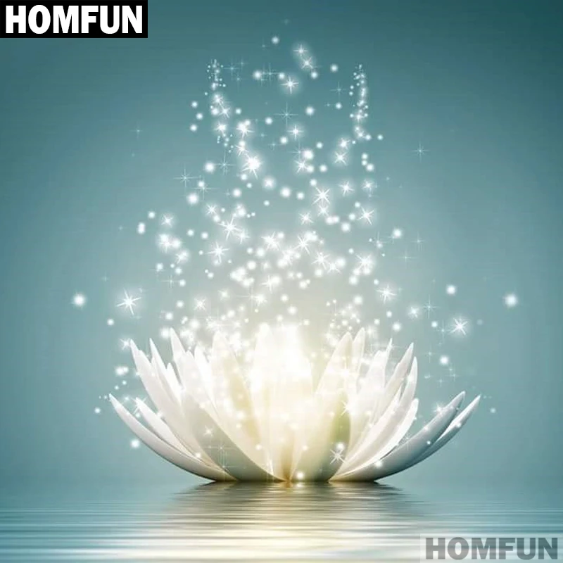 Алмазная 5D Вышивка сделай сам HOMFUN полная вышивка квадратными/круглыми стразами