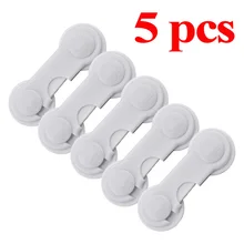 6 Pcs Plastic Baby Safety Drawer Lock For Children KidsFree Shipping