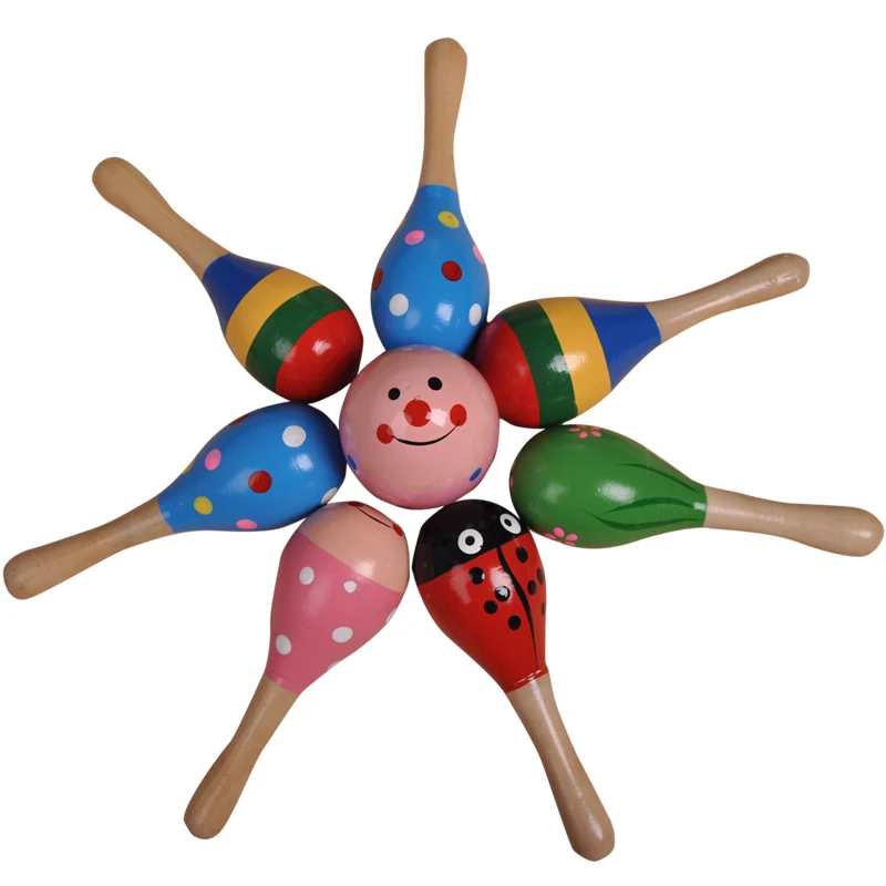 music instruments sand hammer child musical instrument wood maracas