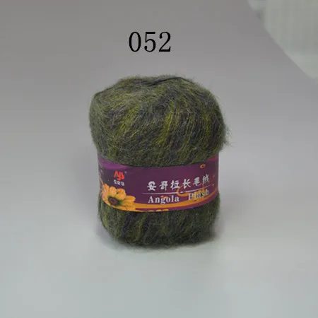 50 г/мяч ангольский мохер кашемир шерстяная пряжа Моток для вязания шарф шаль свитер шапка B - Цвет: 052