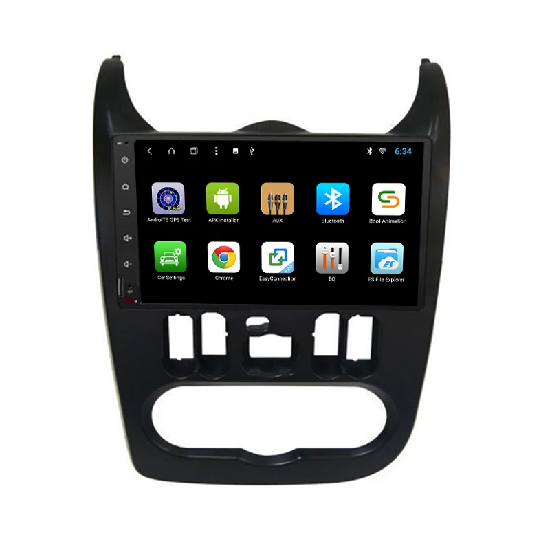 2 Din Даш Комплект для Renault Logan Sandero 2009 2010 2011 2012 2013 авто радио с заднего вида Камера SWC