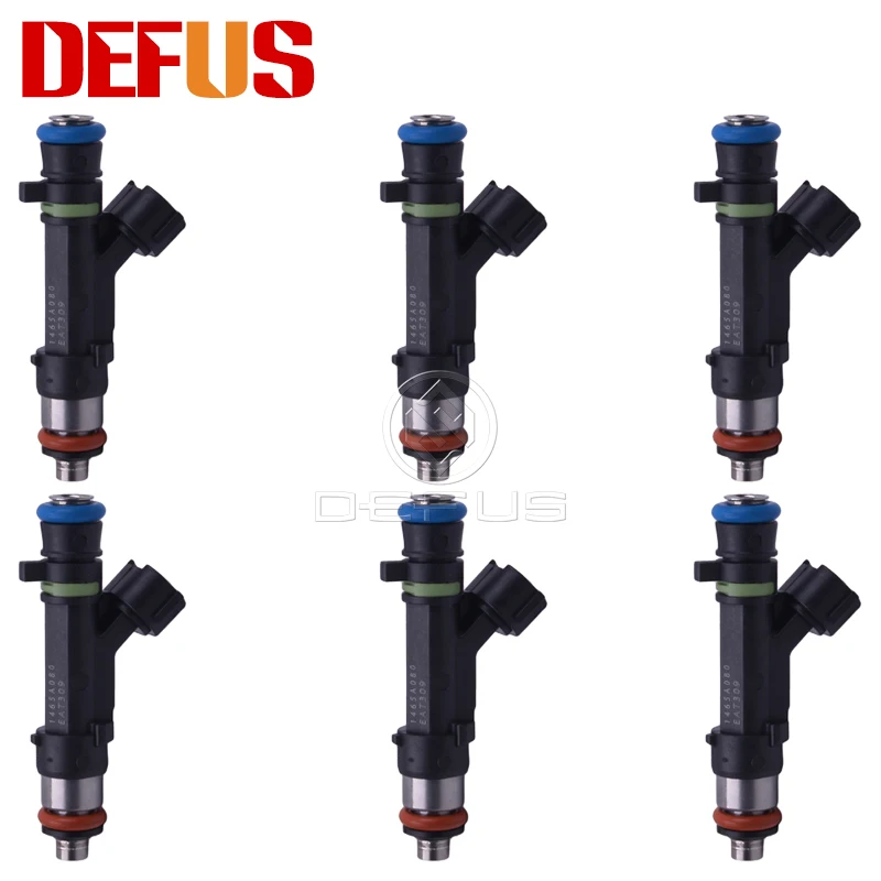 6 шт. топливный инжектор DEFUS OEM 1465A080 высокая производительность 146 5A0 80 сопло для
