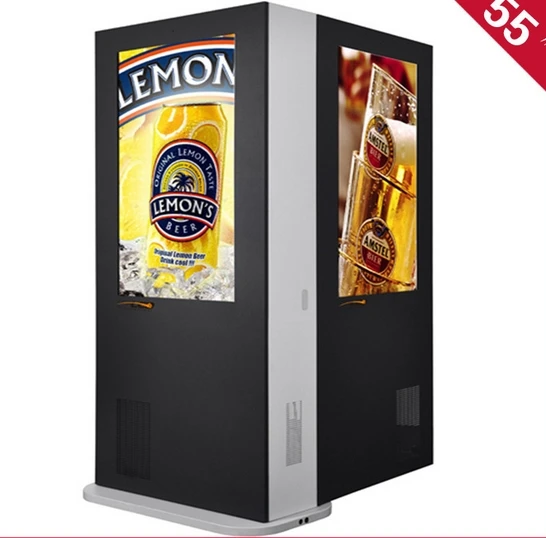 US $2.850.00 Outdoor LG 55 65 Inch Lcd Advertising Display Hd Double Panel Screen Lcd Advertising Digital Signage Kiosk Players