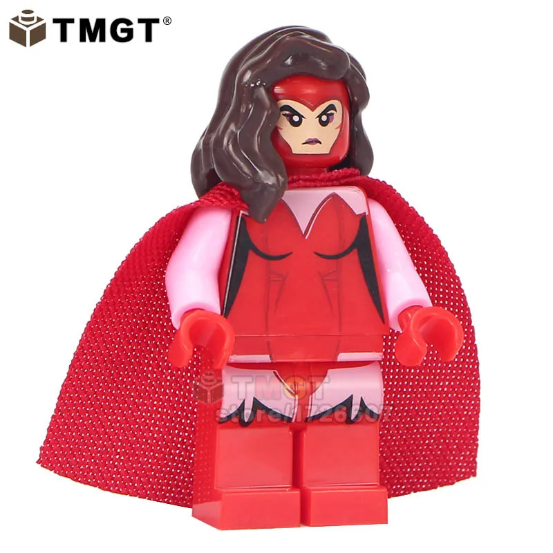 20 шт./лот Супер Герои X-Men Scarlet Wanda Quicksilver профессора X Vision Циклоп строительные блоки