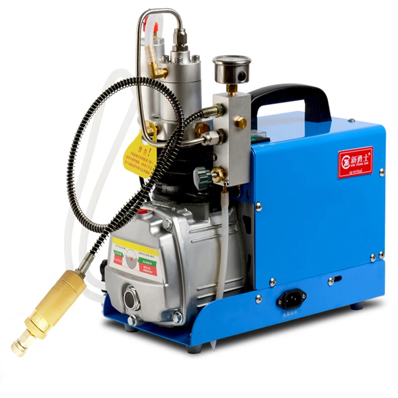 

300BAR 400BAR 30MPA 40MPA 4500PSI 6000PSI High Pressure Air Pump Electric water cooling mini PCP Air Compressor 220V with filter