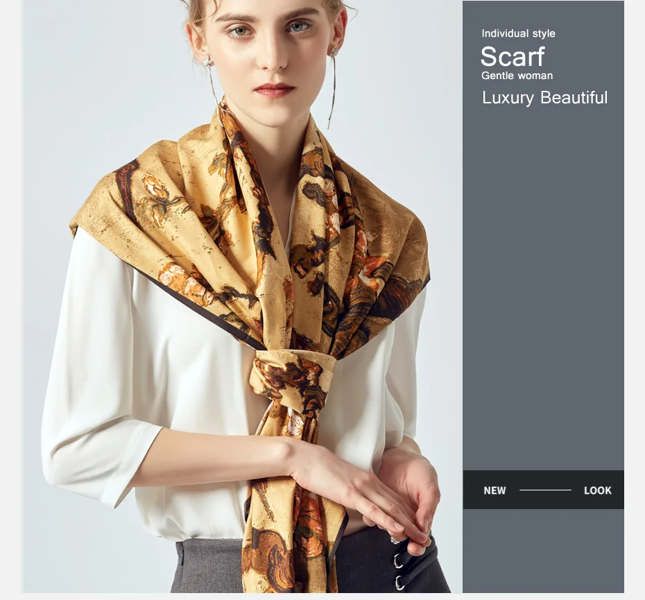 6 brand scarf