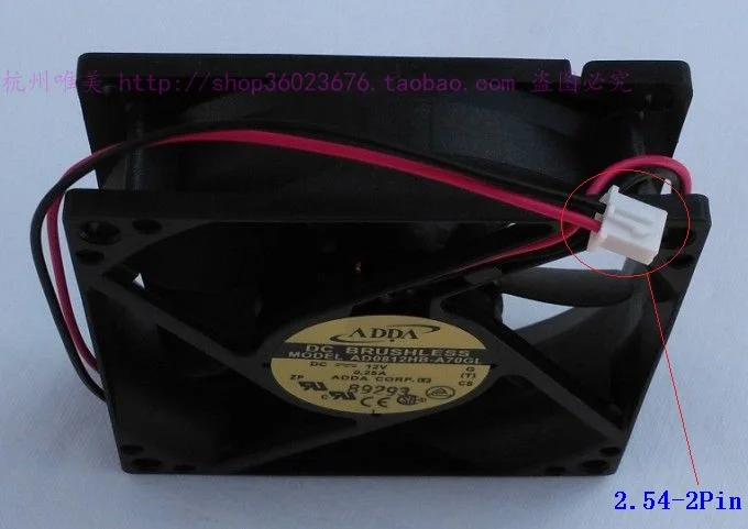 ADDA 8025 8 см AD0812HB-A70GL 12 V 0.25A Вентилятор охлаждения