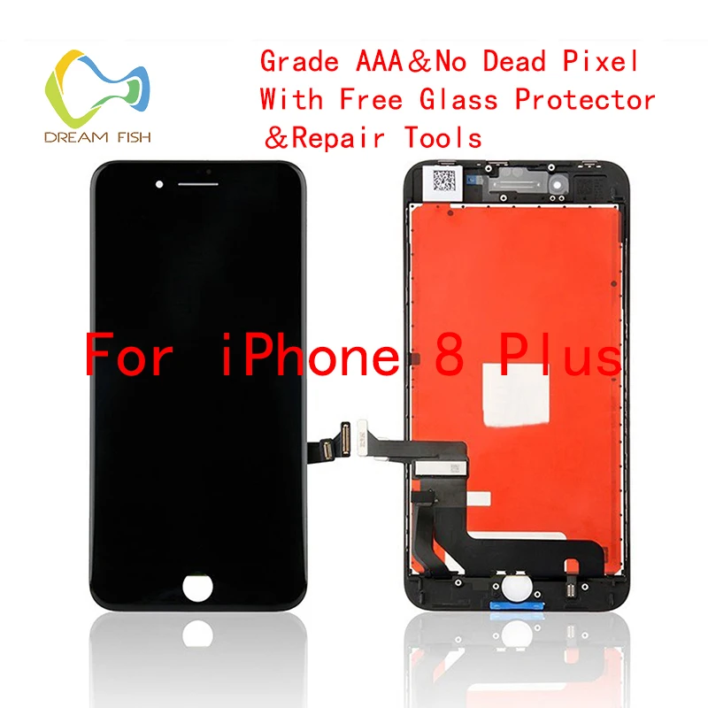 

2018 100% AAAA LCD Screen For IPhone 8 Plus Screen LCD Digitizer Assembly Touch Module 8 Plus Screens Replacement LCD Celular