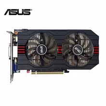 Б/у, оригинальная Видеокарта ASUS GTX 750TI 2G GDDR5 128 бит HD, Протестировано хорошо