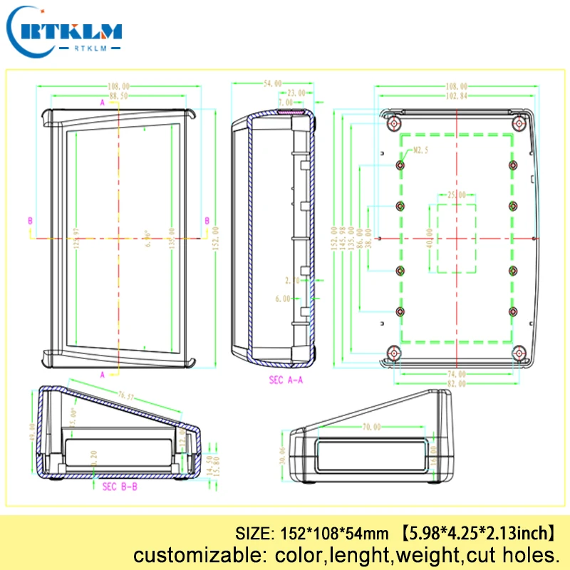 caixa de plastico para desenho caixa pequena plastico desenho mini caixa juncao capa espacos 04