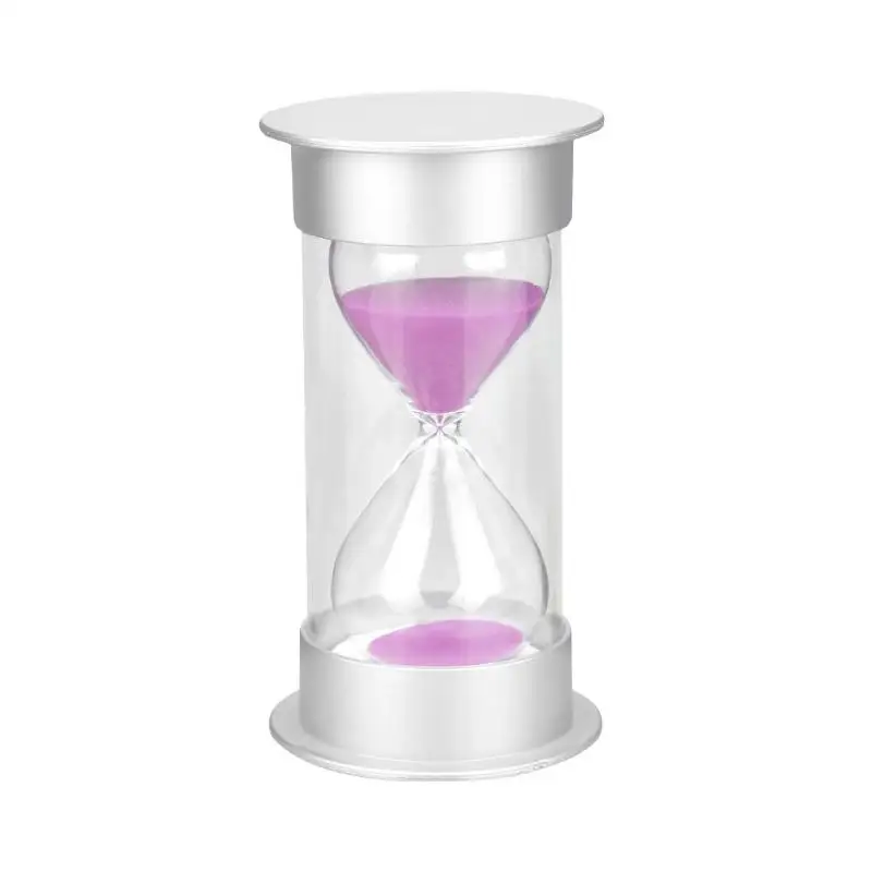 Креативные 30 минут простые песочные часы детские игрушки подарки Саблиер Гостиная Спальня украшение домашний декор - Цвет: Фиолетовый