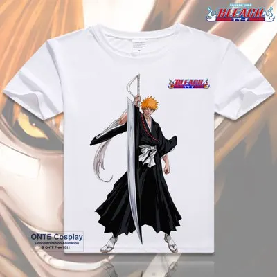 XQshop Unisexe Anime Bleach T-Shirt décontracté Sweat à Capuche à Manches Longues Costume de Cosplay Kurosaki Ichigo Sweatshirts