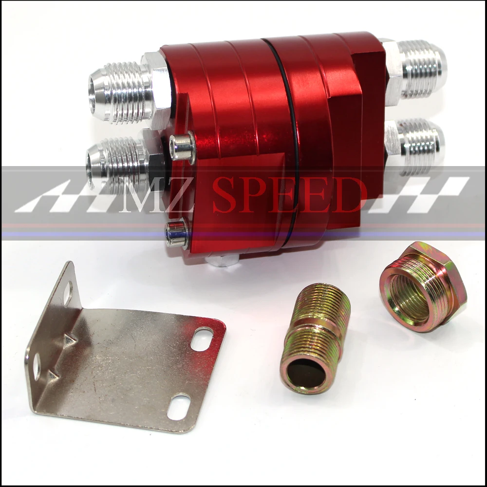 

AN10 Oil Filter Relocation Male Sandwich Fitting Adapter Kit 3/4X16 / 20X1.5
