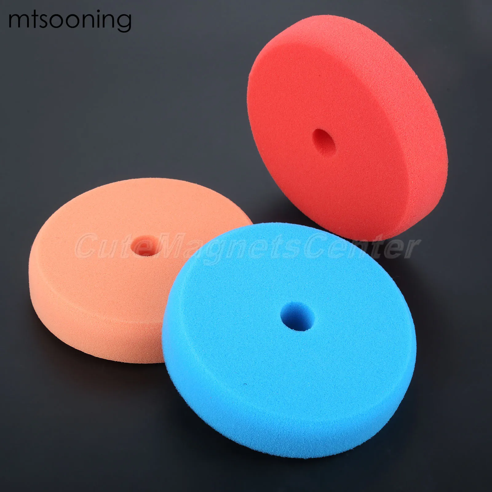 Almofadas de Polimento Conjuntos para da - Mtsooning Composto Buffer Polimento ro Dupla Ação Polidor Carro 6 150mm 8 High Quality Automóveis e motos