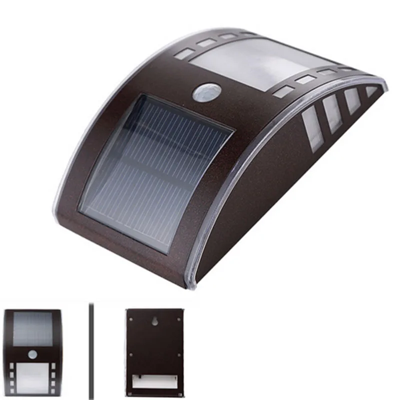 New Stylish 3 Led Bright Solar Powered Wireless Security Motion