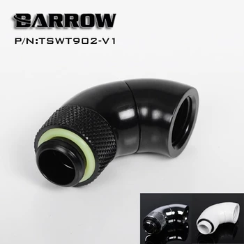 

Barrow TSWT902-V1 90 Degree Male to Female DOUBLE Rotary Revolvable Snake Angle Fitting Adapter With G1/4" Threads