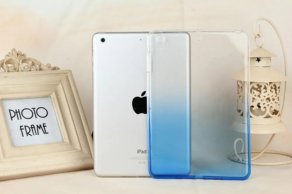 Для Apple ipad 2 3 4 Мягкий силиконовый чехол Красочный прозрачный чехол из материала tpu Coque для ipad 2 ipad 3 ipad 4 Чехол защитный прозрачный чехол