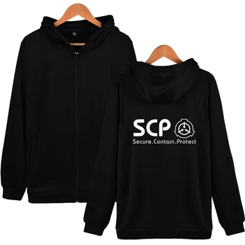 

2019 Scp Foundation Hoodies Hot Sale Casual Zipper Hoodies Sweatshirts Women and Men Clothes 2019 Popular K-pops hoodies Plus