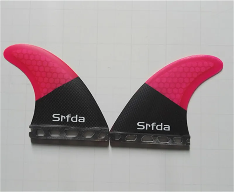 Srfda Бесплатная доставка плавник для серфинга новый стиль красный и углерода стекловолокна будущем Размер M будущее G5 ласты 3 шт./компл