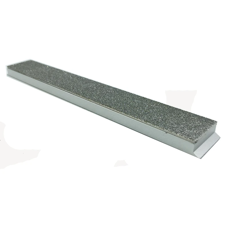 Нож Алмазный точильный камень для кромки Ruixin Профессиональный точильный станок точильный камень-основание из алюминиевого сплава(гладкий, вес 75 г)-80 Зернистость