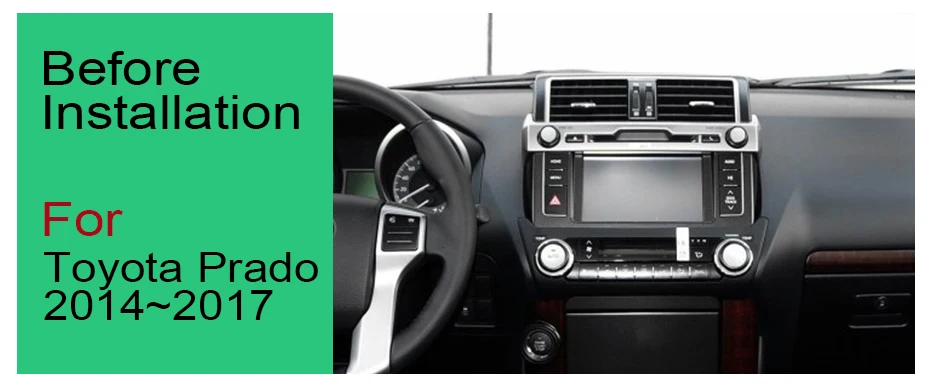 Best ZaiXi Android Car 2 din multimedia GPS Navigation For Toyota Land Cruiser Prado 150 2014~2017 vedio stereo Radio audio video map 2