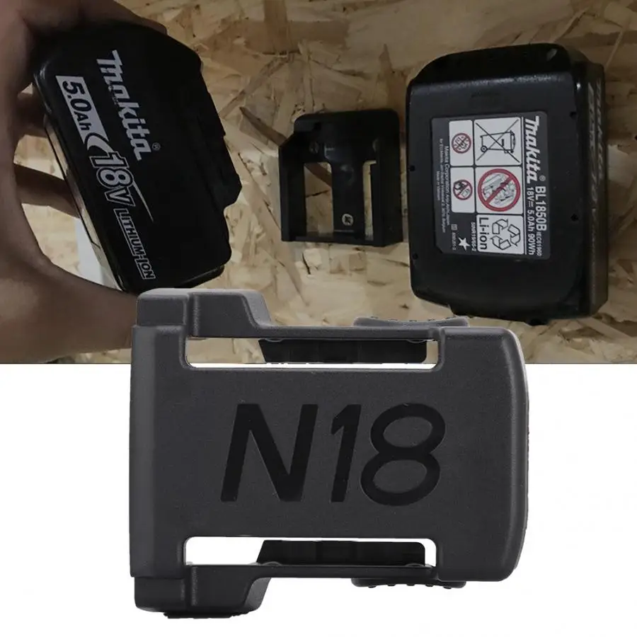 

Battery Mount Fit For Milwaukee 18v Batteries Holder/Under Shelf Mount For Battery NEW