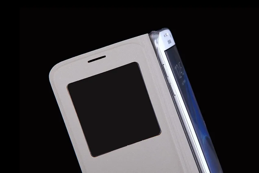 Чехол S7 для samsung S7, Роскошный кожаный флип-чехол Galaxy S7, чехол на переднюю заднюю часть, полный чехол для телефона, чехол с окошком для просмотра, смарт-чехол, сумки