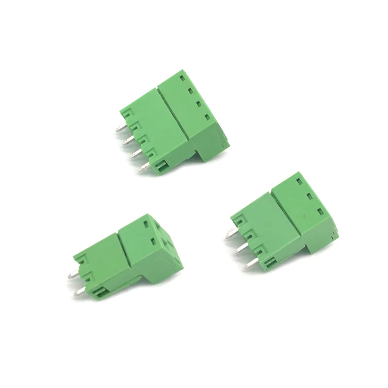 30/50 шт шаг 5 08 мм 2P 3P 4P винтовой разъем PCB Клеммная колодка 2EDGK 2EDGV открытый прямой