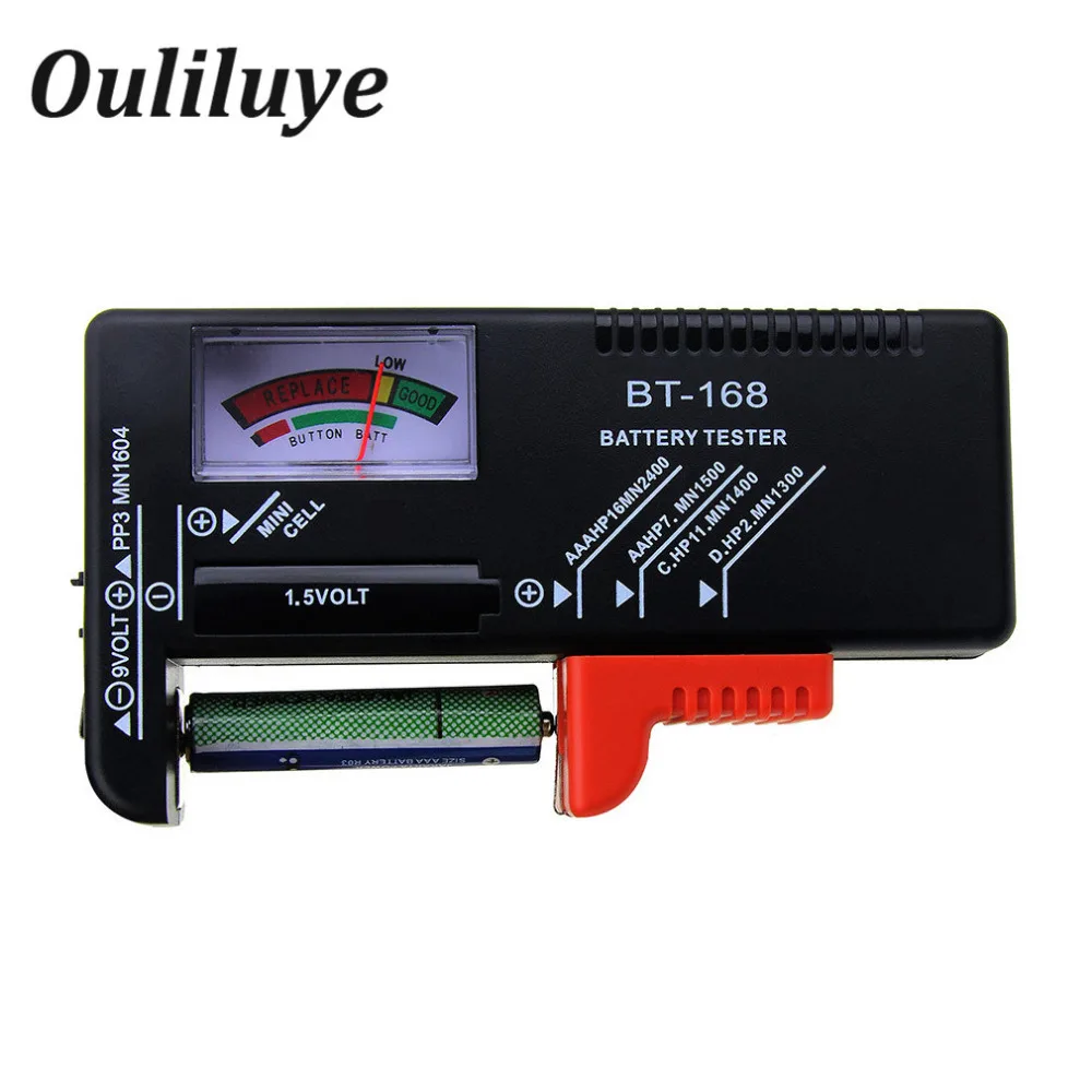 

Universal Digital AA/AAA/C/D/9V/1.5V Battery Capacity Tester Meter Indicate Current Volt Colour Coded Meter Tester Checker