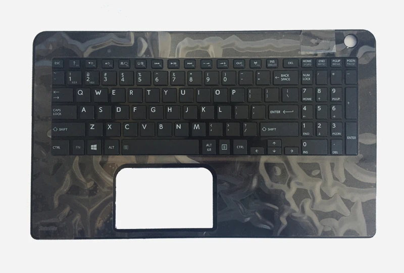 Ноутбук клавиатура для Toshiba Satellite L50-B L50D-B L50DT-B L50T-B US клавиатура ноутбука с C shell EABLI00410 черный