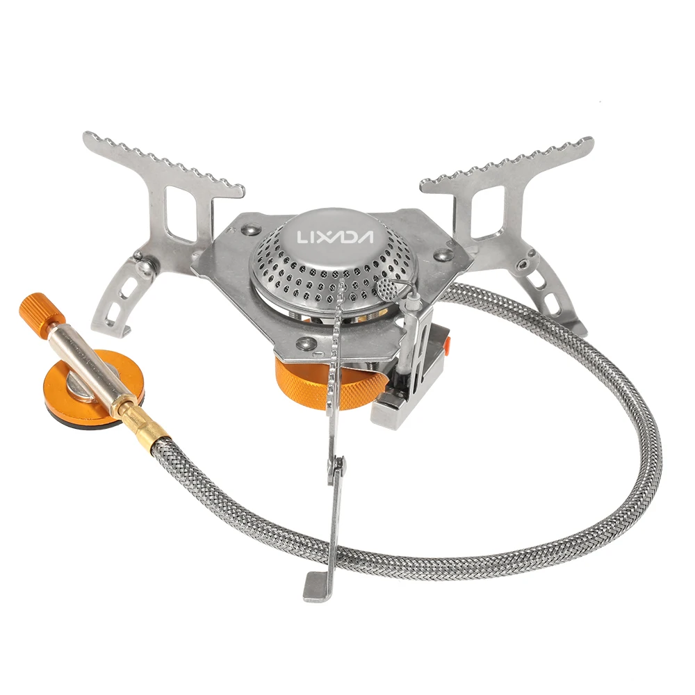 Lixada 3000W Camping Gas Stove Portable Outdoor Folding Split Stoves