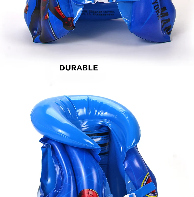 adjustable life vest swimsuit child inflatable pool float Spider-man children kids baby swimming drifting boating safety jacket (3)