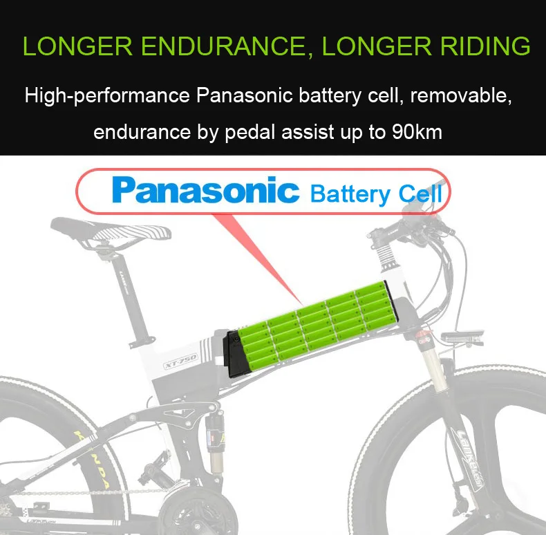 Top 27-Speed 26" 5-Grade Pedal Assist Folding Electric Bike,Big Bike Meter,Top Brand Battery,Hydraulic Disc Brake,Long Endurance 4