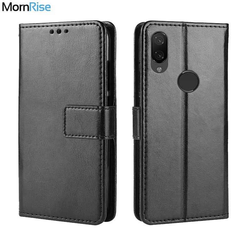 

New Premium Retro PU Leather Flip Cover For Xiaomi Redmi Note 7S Case Wallet Book Card Pocket Kickstand Phone Bags With Strap