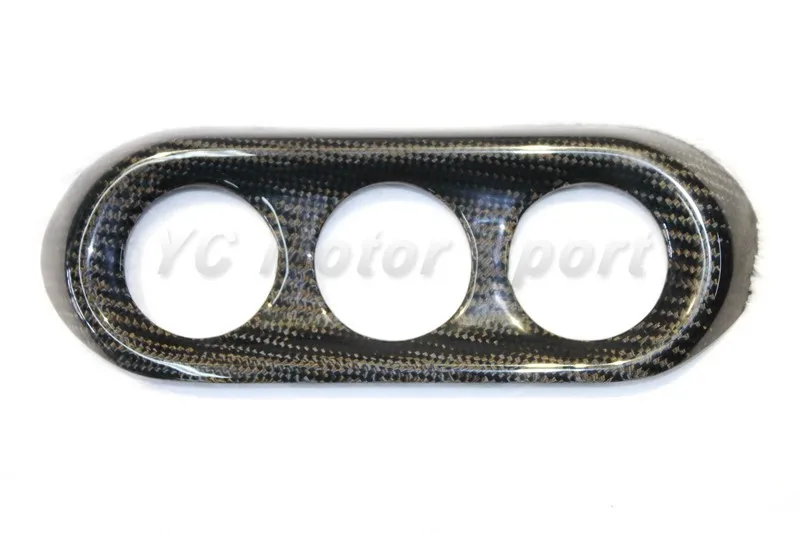 2008-2012 Mitsubishi Lancer Evolution EVO X Ralliart HVAC Control Panel Cover CF (1)