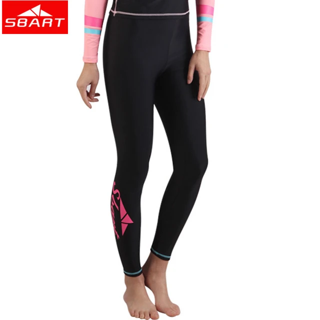 SBART Swimming Tights Women Swimwear long Leggings Rash Guard Diving  Surfing Pants Yoga Fitness Snorkeling Swimsuit