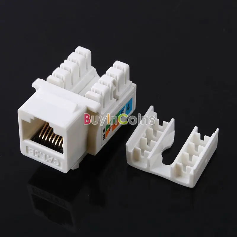 1 шт. cat5e 110 удар Подпушка keystone jack RJ45 CAT5 сети #53046