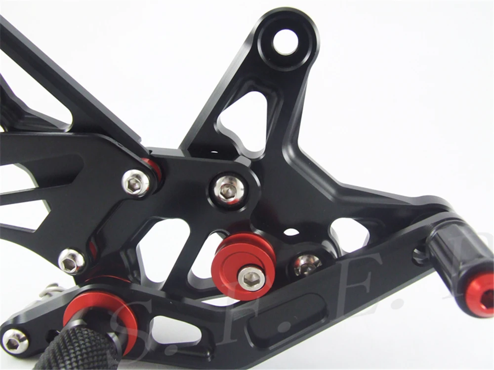 ЧПУ Регулируемая коробка передач подножки задний Набор для Kawasaki ZX6R ZX636 2009-2010-2011-2012-2013