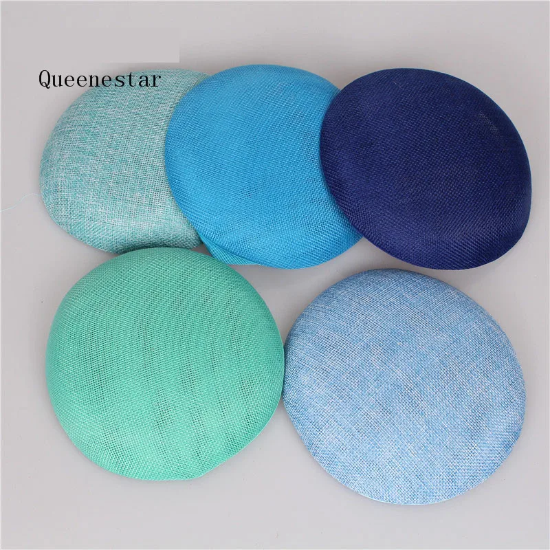 

Wholesale 10pcs OEM Colors Sinamay Hat Base Linen Wedding Party Cocktail Banquet DIY Women Fascinator Base Hair Accessories