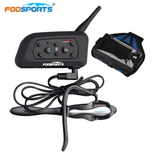 Fodsports V6 Pro For Football Referee Judge Bike Motorcycle Bluetooth Helmet Headsets Intercom With Armband Wireless Bluetooth