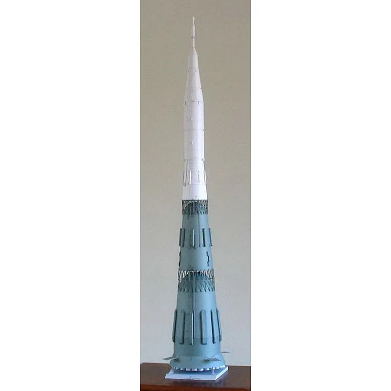 1:144 1:96 советский N1 Старт автомобиля 3D Бумага модель космического корабля ручной