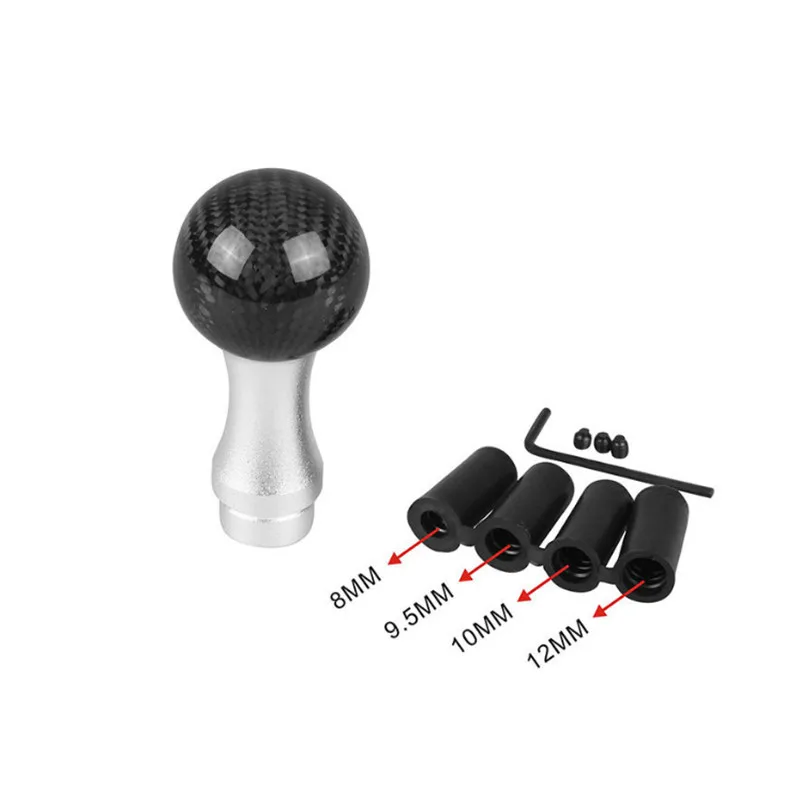 carbon fiber car accessories interior modified Wave head gear shift ...