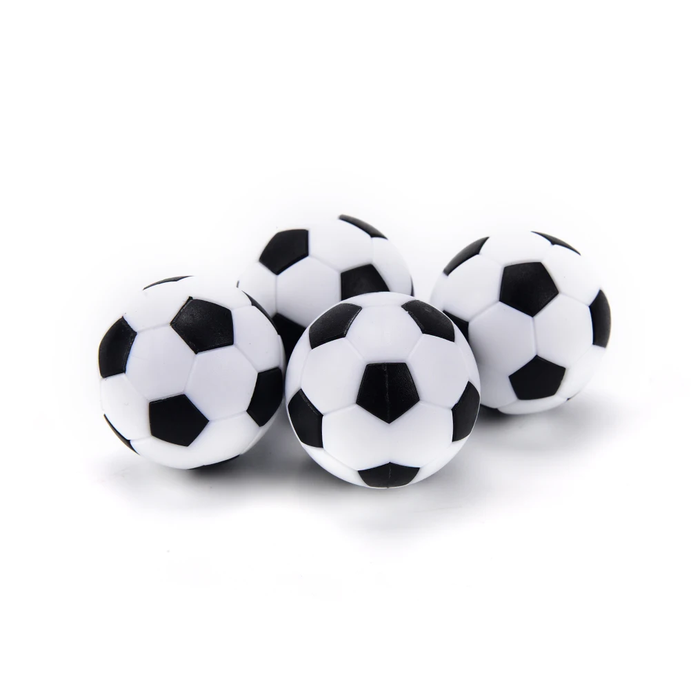 4 шт. 32 мм белый черный пластиковый футбольный стол для футбола мини-мяч для игры в помещении части машины