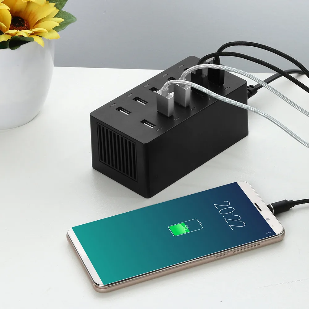 HL Multiple Intelligent USB Charger 10 Port Quick Charge Fast Charging