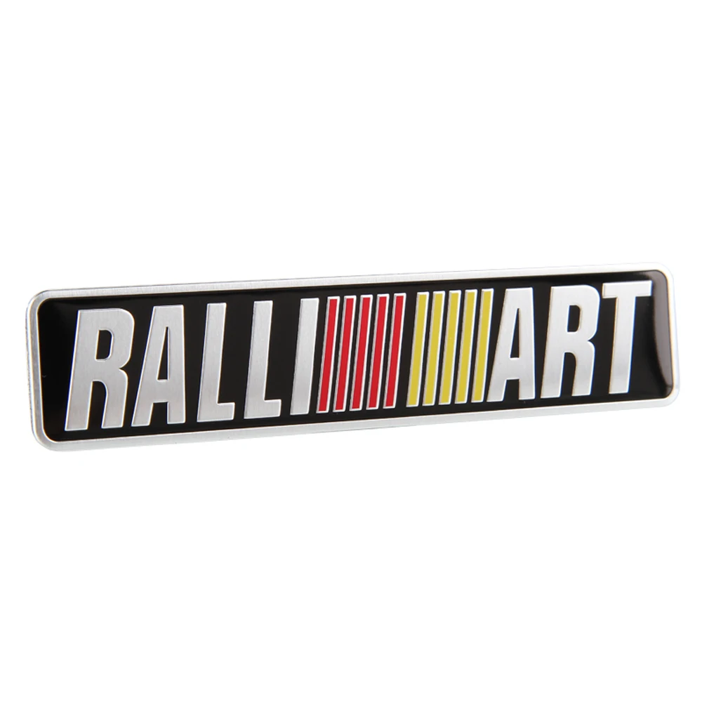 

Car Styling Badge Decal Ralliart Emblem For Mitsubishi Lancer Outlander Pajero L200 ASX Montero Galant Auto Metal Car Sticker