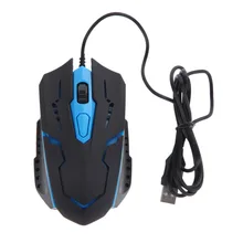 3200 DPI Professional Gaming Mouse 4 Buttons USB Wired LED Light Optical Mouse Mice for Laptop Desktops PC Gamer