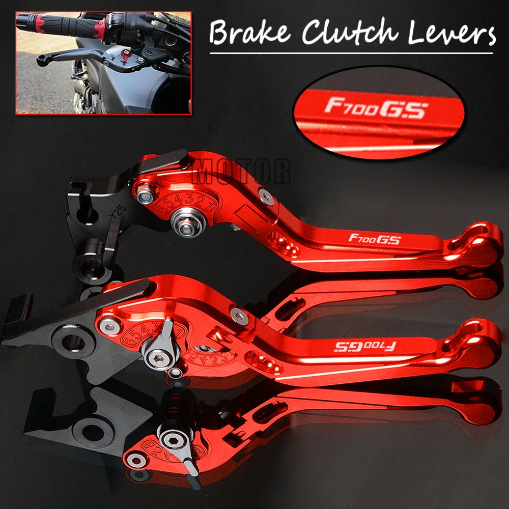 

Motorcycle CNC Aluminum Brake Clutch Levers For BMW F700GS 2013-2016 2014 2015 F700 F 700 GS Adjustable Folding Extendable Lever